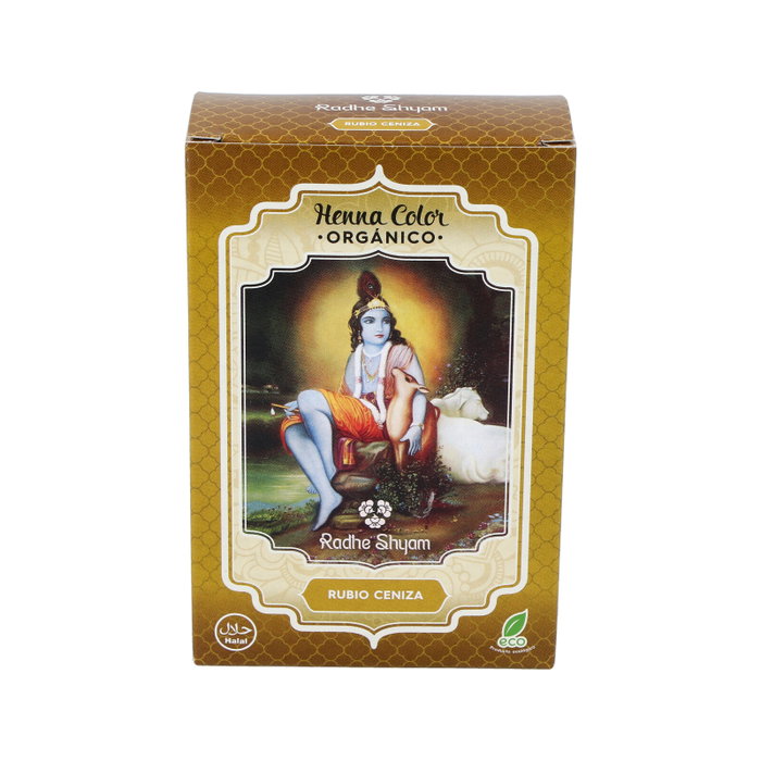 RADHE SHYAM Poudre de Henné Blond Cendré 100 g - Teinture Naturelle Capillaire RADHE SHYAM Poudre de Henné Blond Cendré 100 g - Teinture Naturelle Capillaire