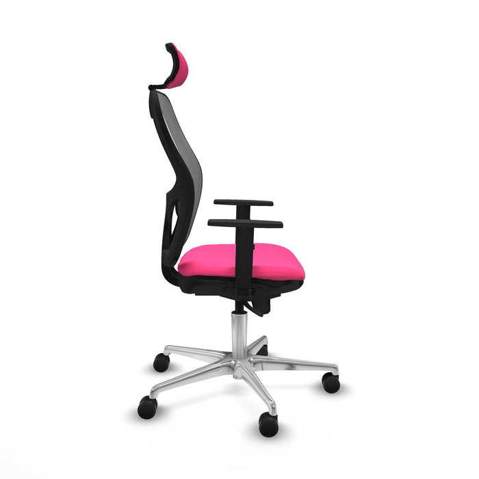 Piqueras y Crespo Chaise de Bureau avec Appui-tête Jorquera 1D086N2 Rose
