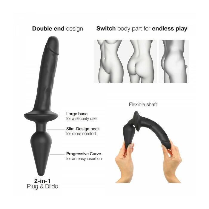 Gode Strap-on-me Noir