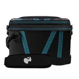 PDP - Sacoche de voyage Overnight Glow pour Nintendo Switch, design 2 en 1 avec rangement pour console, dock, manettes, adaptateur et 15 jeux, couleur noir