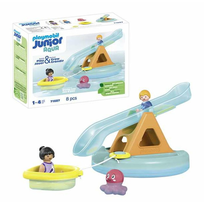 Playmobil Junior Îlot avec toboggan aquatique 71687