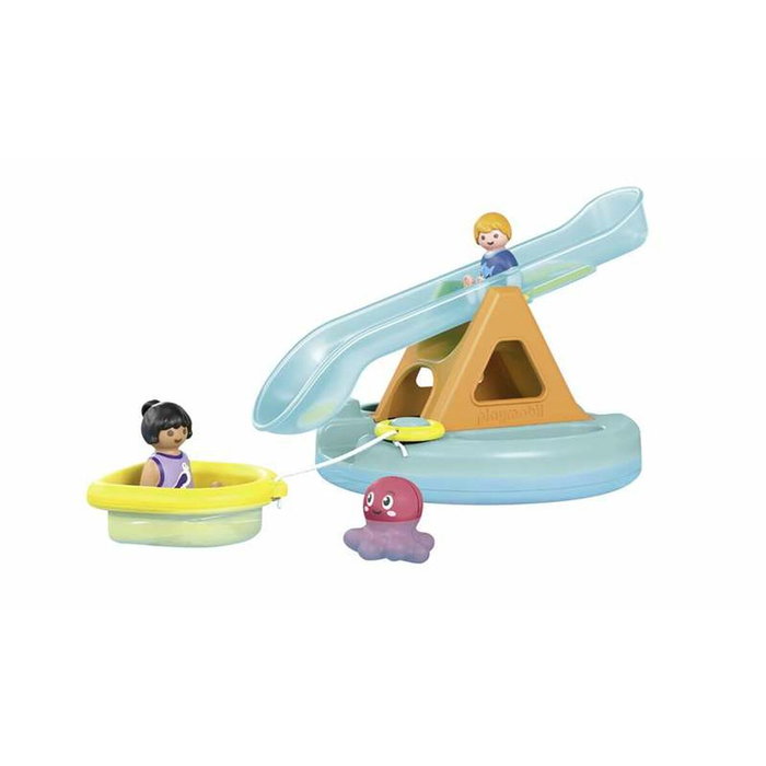Playmobil Junior Îlot avec toboggan aquatique 71687