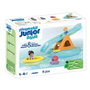 Playmobil Junior Aqua 70636 Isle de Bain Flottante avec Toboggan Bébé Poulpe Bateau Jouet Baignoire