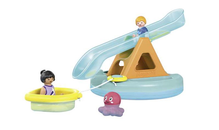 Playmobil Junior Îlot avec toboggan aquatique 71687