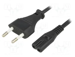 ESPE Câble d'alimentation H03VVH2-F 1,5 m CEE 7/16 vers IEC C7