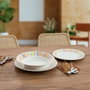 Quid Vaisselle Porcelaine California 18 Pièces - 6 Personnes