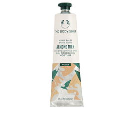 The Body Shop Baume pour les mains Lait d'Amande 30 ml - Douceur et protection pour tous types de peaux, formule naturelle et vegan