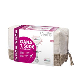 Gillette Venus Trousse de Toilette + Rasoir Sugarberry Bora Bora + 2 recharges Femme