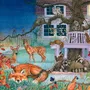 Schmidt Spiele Puzzle Visite Nocturne des Animaux 100 Pièces, Dès 6 Ans, Jeu pour Enfants
