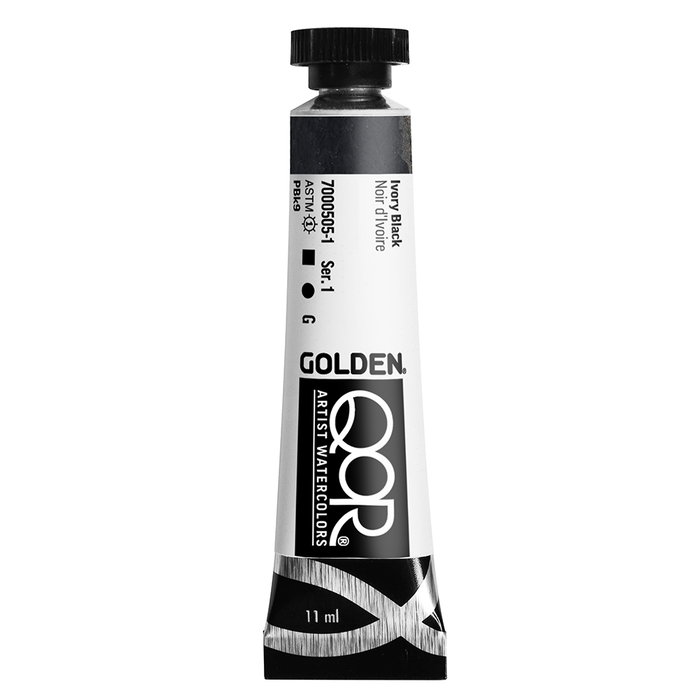 QoR Aquarelle Noir d'ivoire 11 ml QoR Aquarelle Noir d'ivoire 11 ml