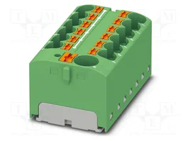 PHOENIX CONTACT PTFIX 10/12X4 GN Connecteur pour rail 32A 450V