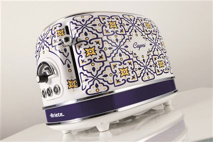 Ariete CAPRI 155 Tostador, Grille-pain 2 fentes avec 6 niveaux de cuisson, fonction décongélation et réchauffage, bac à miettes amovible