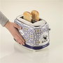 Ariete CAPRI 155 Tostador, Grille-pain 2 fentes avec 6 niveaux de cuisson, fonction décongélation et réchauffage, bac à miettes amovible