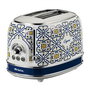 Ariete CAPRI 155 Tostador, Grille-pain 2 fentes avec 6 niveaux de cuisson, fonction décongélation et réchauffage, bac à miettes amovible