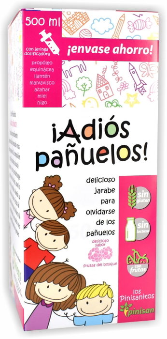 PINISAN ADIOS PAÑUELOS PINISANITOS Jarabe 500ml PINISAN ADIOS PAÑUELOS PINISANITOS Jarabe 500ml