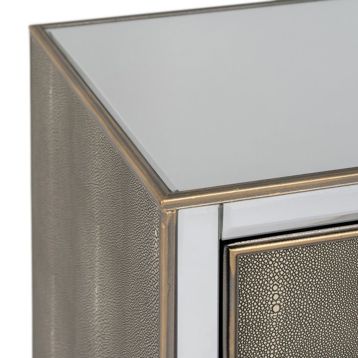 BigBuy Home Table de Nuit CHLOE Doré Miroir BigBuy Home Table de Nuit CHLOE Doré Miroir