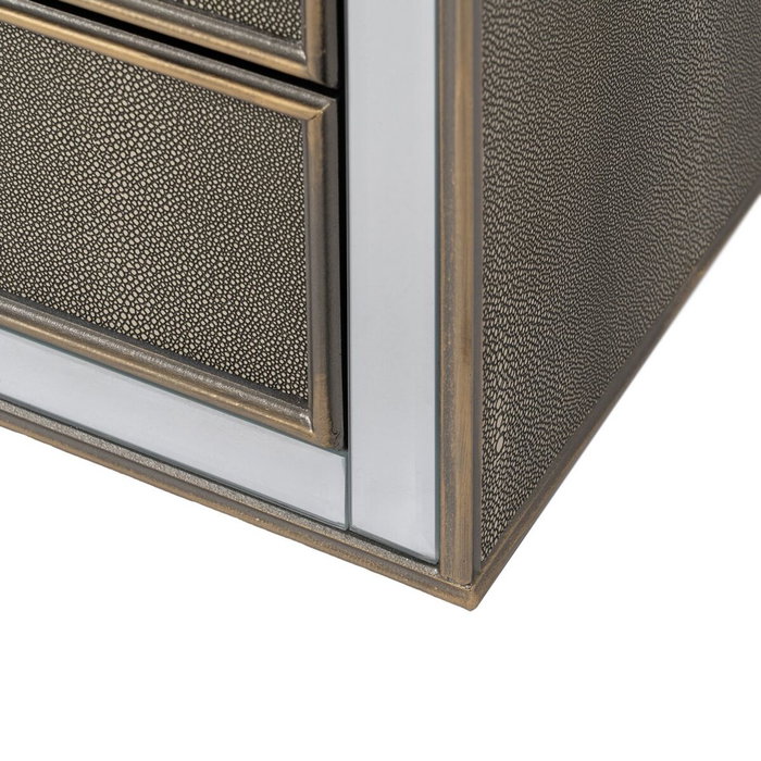 BigBuy Home Table de Nuit CHLOE Doré Miroir BigBuy Home Table de Nuit CHLOE Doré Miroir