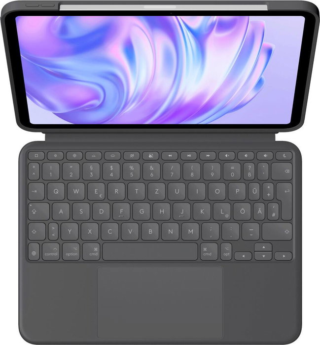 Logitech Combo Touch pour iPad Pro Graphite, avec clavier