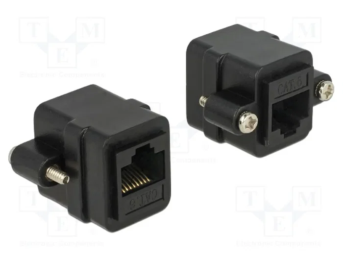 DELOCK Connecteur RJ45 Cat 6 Noir DELOCK Connecteur RJ45 Cat 6 Noir