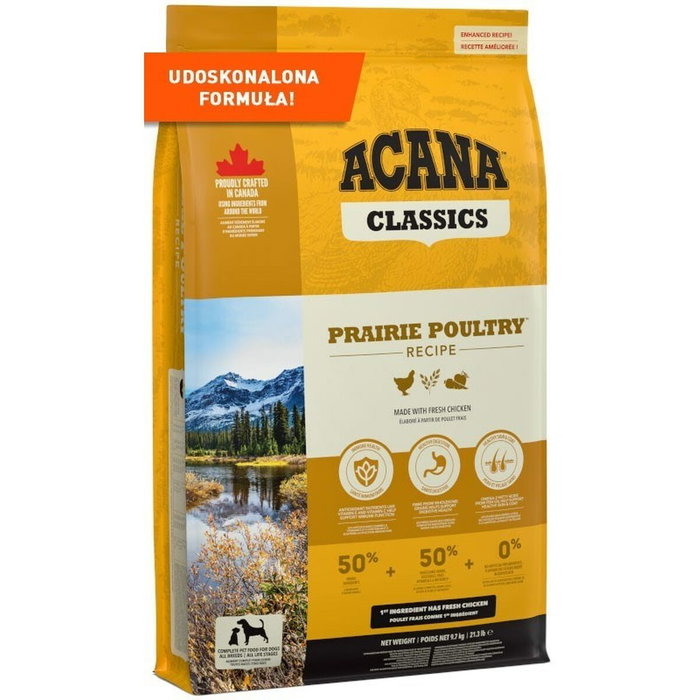 Nourriture Acana Prairie Poultry Adulte Poulet 9,7 Kg Nourriture Acana Prairie Poultry Adulte Poulet 9,7 Kg