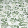 ORYX Rideau de Douche Feuilles Vertes 180x200cm Imperméable