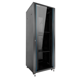 Phasak Armoire Rack au Sol 19 Pulgadas 42U 600x600 mm Noir PHASAK PRO