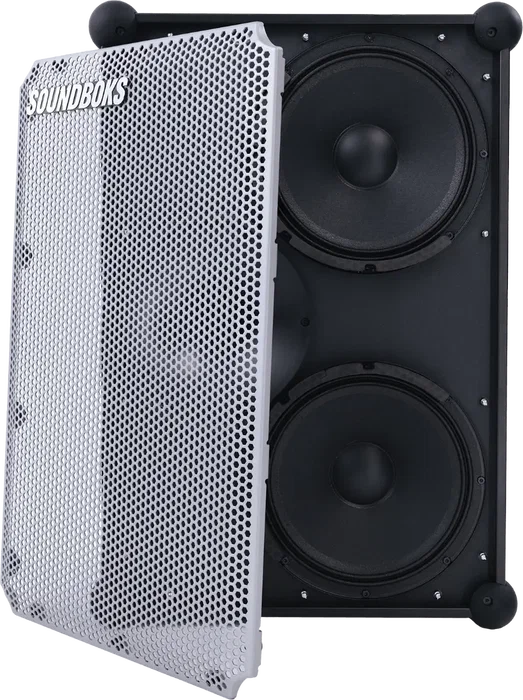 SOUNDBOKS Enceinte Haute Performance Soundboks 4 - 2 x 10", Bluetooth 5.0, Batterie USB-C, IP65, Grise SOUNDBOKS Enceinte Haute Performance Soundboks 4 - 2 x 10", Bluetooth 5.0, Batterie USB-C, IP65, Grise