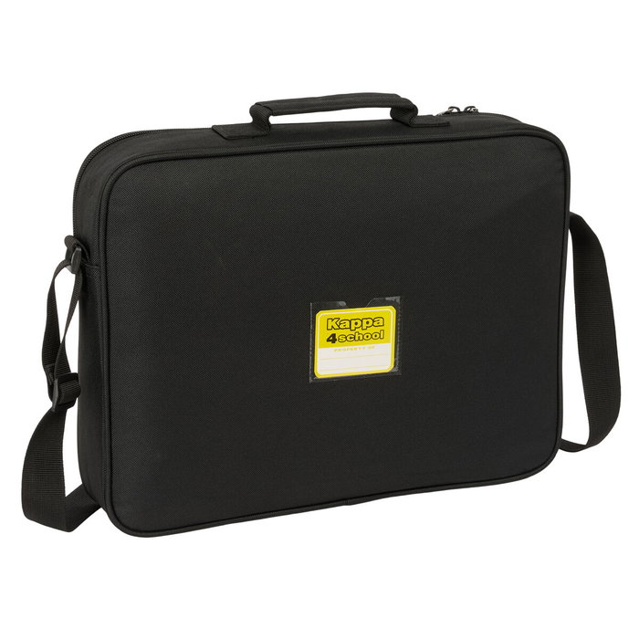 Cartable Kappa Dark Noir 38 x 28 x 6 cm