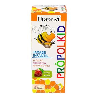 DRASANVI Propolkid Sirop Enfants 150 ml - Complément Alimentaire Vitamine C et Propolis DRASANVI Propolkid Sirop Enfants 150 ml - Complément Alimentaire Vitamine C et Propolis