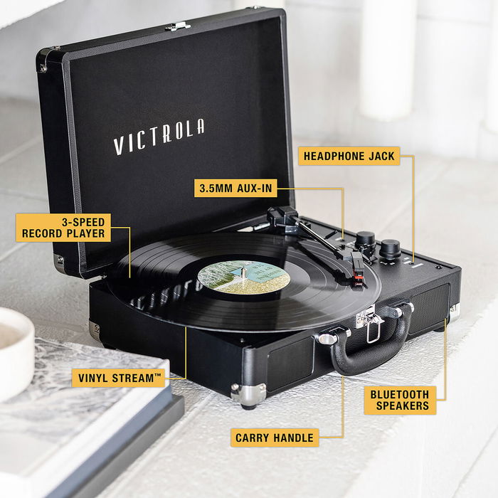 Tourne-disques Victrola Journey Noir Tourne-disques Victrola Journey Noir