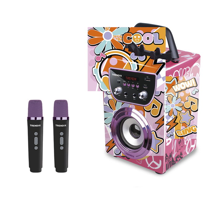World Brands Karaoke Magic Melody avec 2 micros sans fil World Brands Karaoke Magic Melody avec 2 micros sans fil