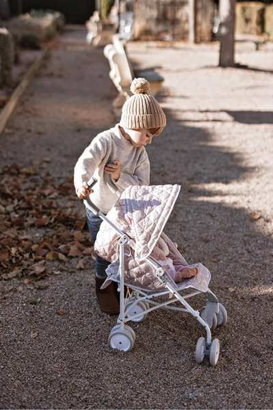Muñecas Arias Poussette Fantasy 34x61x73 cm - Poussette Canne pour Enfant à partir de 3 Ans, Hauteur Guidon 73 cm, Assemblage Requis