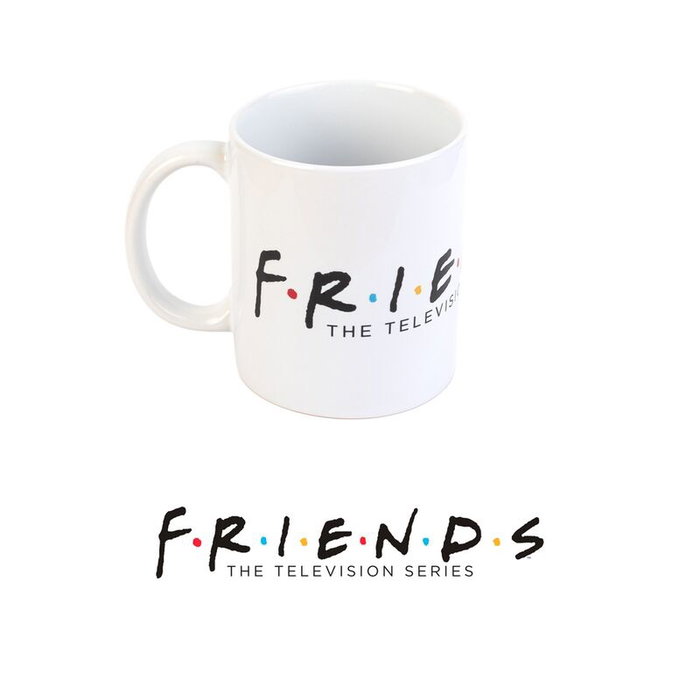 ERIK Mug - Thème Friends, Céramique 350 ml, Résistante Lave-vaisselle et Micro-ondes ERIK Mug - Thème Friends, Céramique 350 ml, Résistante Lave-vaisselle et Micro-ondes
