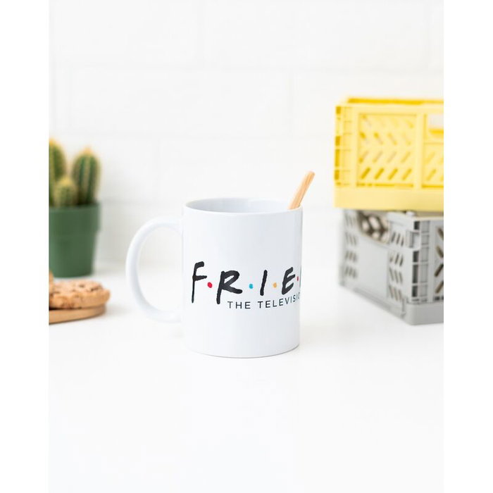ERIK Mug - Thème Friends, Céramique 350 ml, Résistante Lave-vaisselle et Micro-ondes ERIK Mug - Thème Friends, Céramique 350 ml, Résistante Lave-vaisselle et Micro-ondes