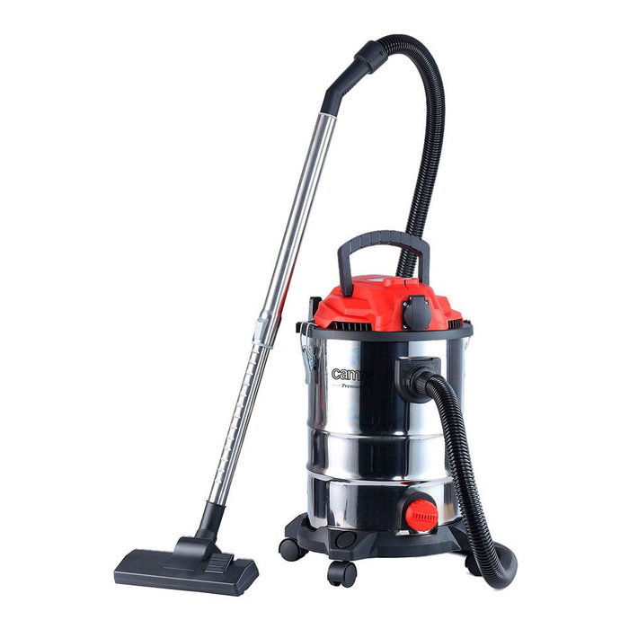 Camry CR 7045 Aspirateur industriel 3400 W avec prise de courant, 6 fonctions, sec/humide/soufflage, 25 L