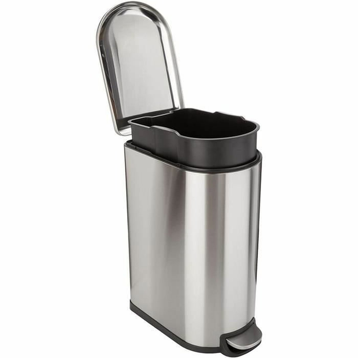 Kitchen Move Poubelle FULLER 40 L Inox brossé
