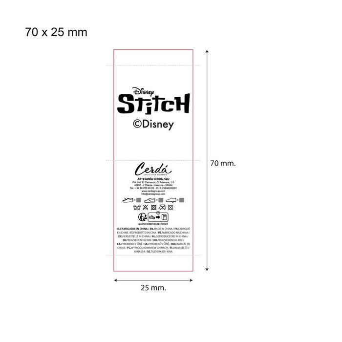 Chaussons Stitch Bleu clair 25