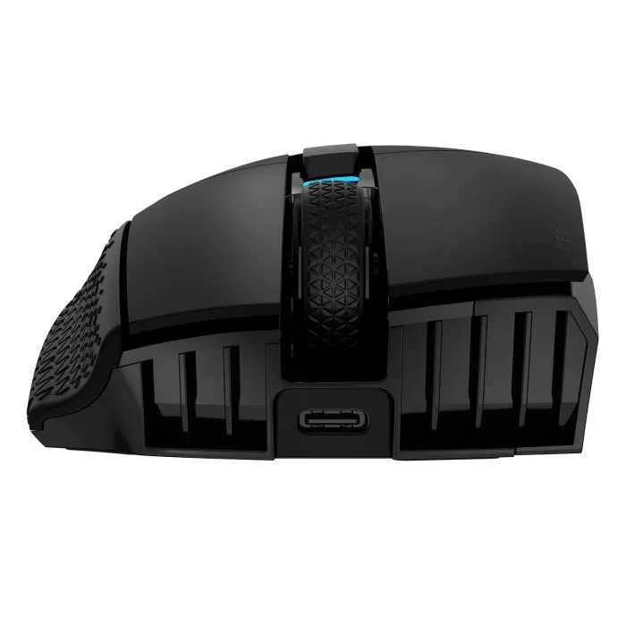 Corsair SCIMITAR ELITE RGB Wireless - Souris gaming sans fil MMO avec 16 boutons programmables, autonomie 150h, panneau latéral Key Slider ajustable - Noir (CH-9314311-EU)