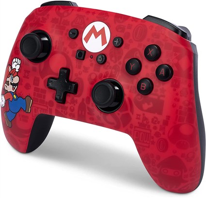 PowerA Manette sans fil Bluetooth officielle Nintendo Switch améliorée - 1525741-01 - Noir - avec manettes de mouvement, boutons assignables et câble USB-C