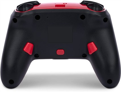 PowerA Manette sans fil Bluetooth officielle Nintendo Switch améliorée - 1525741-01 - Noir - avec manettes de mouvement, boutons assignables et câble USB-C