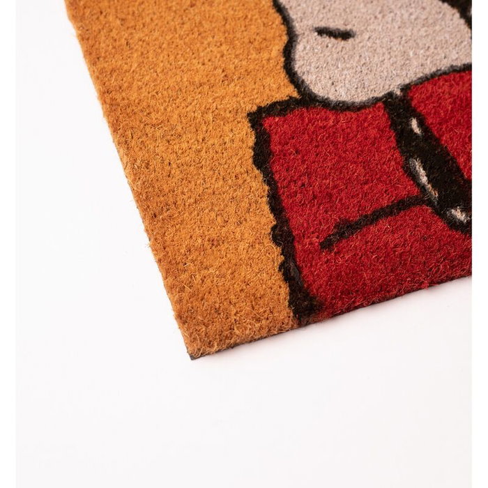 ERIK - Paillasson Snoopy 40 x 60 cm en matériaux haute qualité avec base PVC antidérapante