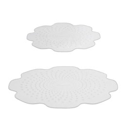 Tescoma 4food Lot de 2 couvercles flexibles en silicone Ø17 et 23 cm