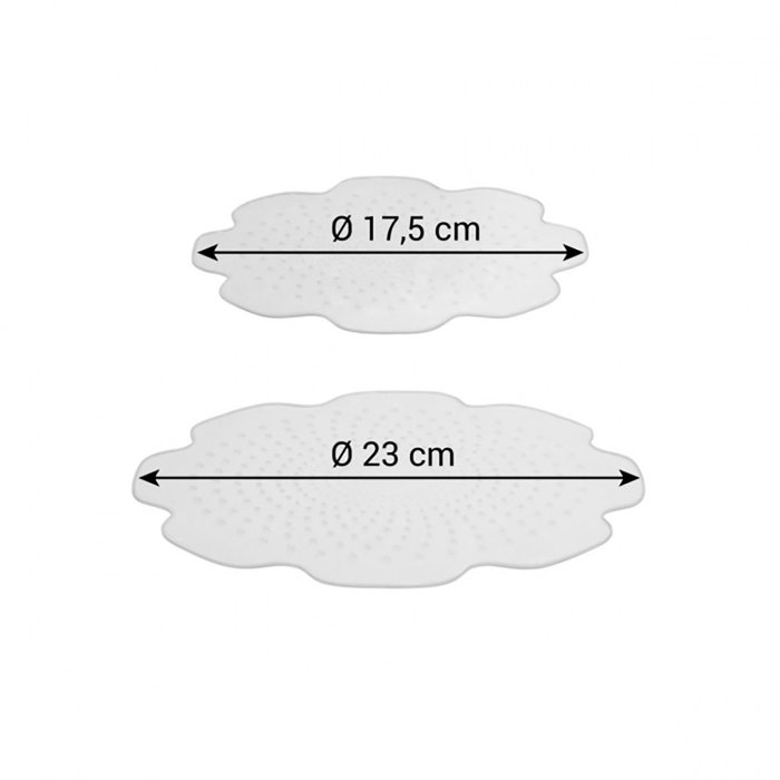 Tescoma 4food Lot de 2 couvercles flexibles en silicone Ø17 et 23 cm