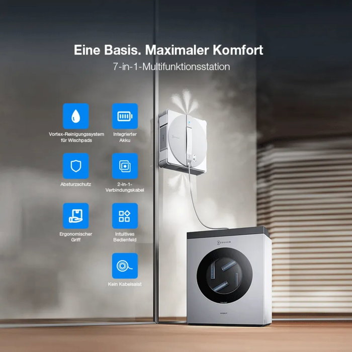 Ecovacs Winbot W3 Omni Silver/White Ecovacs Winbot W3 Omni Silver/White