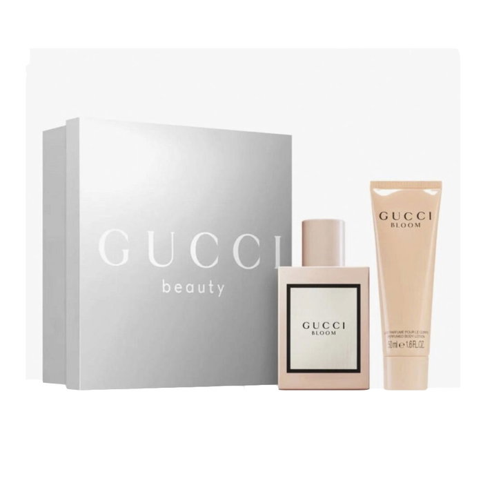 Gucci Coffret Cadeau Bloom Eau de Parfum 50 ml + Lait Corporel 50 ml Femme 2 pièces Gucci Coffret Cadeau Bloom Eau de Parfum 50 ml + Lait Corporel 50 ml Femme 2 pièces