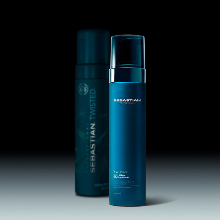 Sebastian Professionals Twisted Curl Lifter - Mousse coiffante volumisante pour boucles définies et sans frisottis - 200 ml