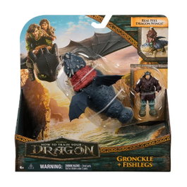 Spin Master Pack Dragon et Viking Gronckle et Fishlegs 25 cm