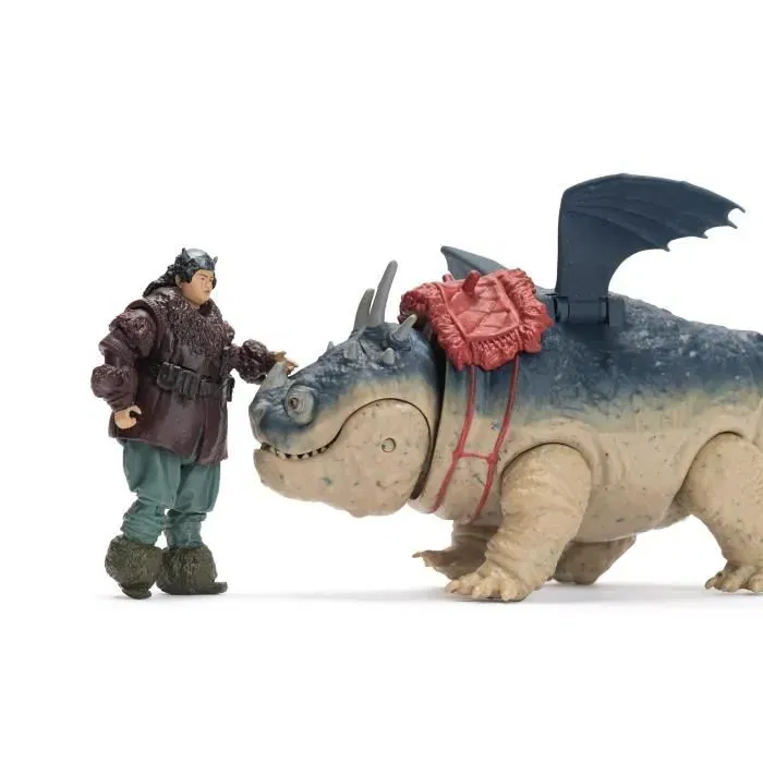 Spin Master Pack Dragon et Viking 25 cm - Figurine Articulée Gronk Inspirée du Film Dragons - Jouet Enfant Dès 4 Ans