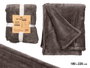 GIFTDECOR Manta Sedalina Gris Foncé 180x220cm