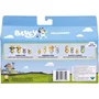 Bluey Coffret de 4 Figurines Articulées et Accessoires - Personnages et Déguisements - Jeu Enfant à partir de 3 Ans